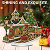 Christmas Train Special Shaped 2D Flat DIY Diamond Painting Ornament