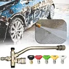Dual Valve Snow Foam Spray Gun with Colorful Nozzle Dual Valve Foam Lance Nozzle