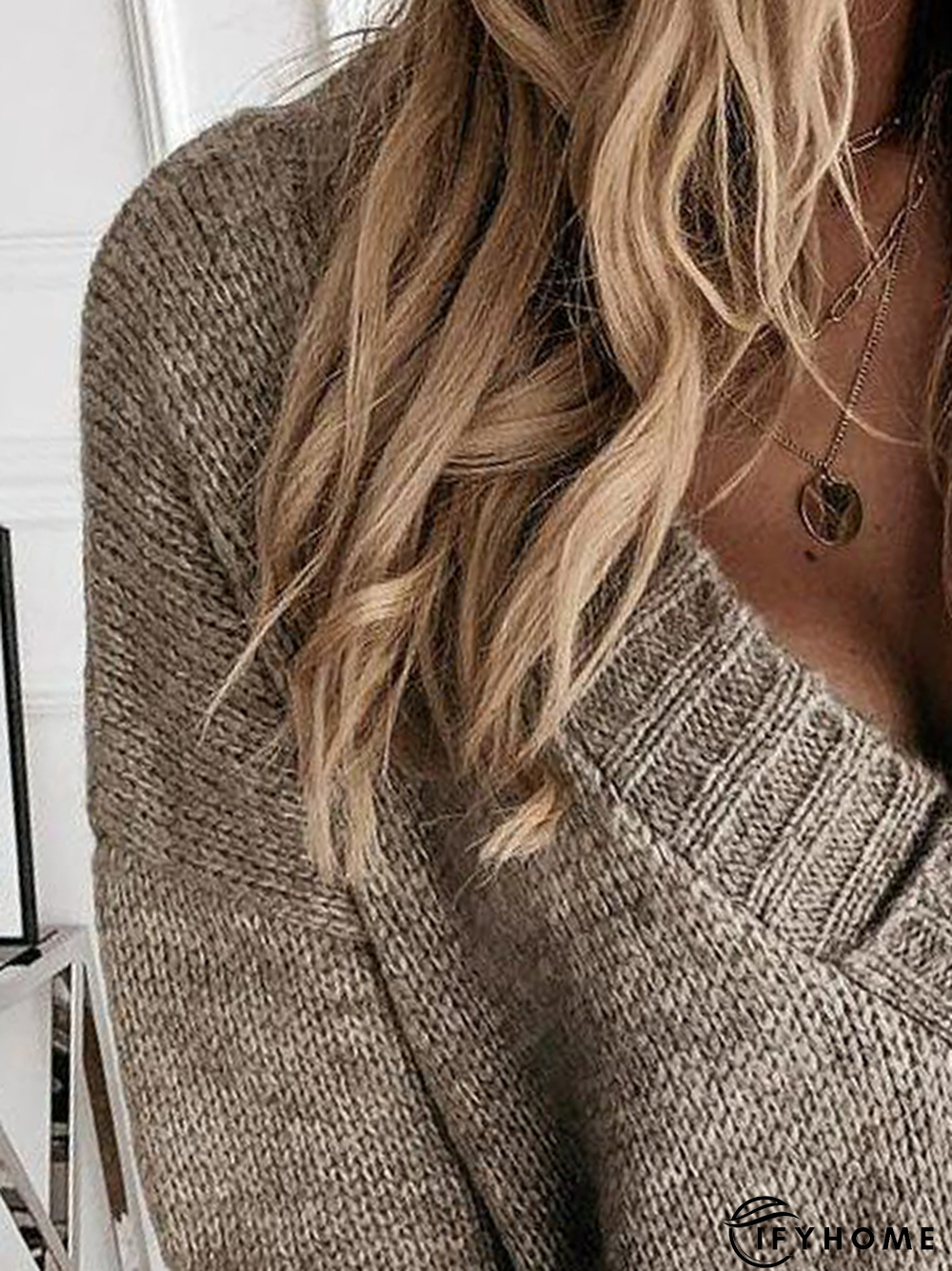 Tunic Sweater Knit Jumper | IFYHOME