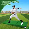 [US Local Warehouse] 88x28x6 Inch Foldable Pitching Mound with Carry Handle Baseball Pitchers Mound