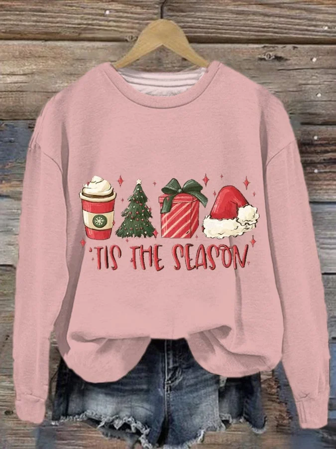 Women's Christmas Printed Casual Sweatshirt