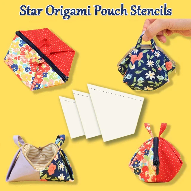 Star Origami Pouch Stencils