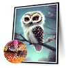 Diamond Painting-DIY Full Round Drill Owl