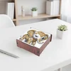 Diamond Painting Wooden Elephant 4 Slots Diamond Painting Storage Box for Adult Beginner