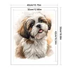 Shih Tzu Dog-11CT Stamped Cross Stitch 40*50cm/15.75*19.69in