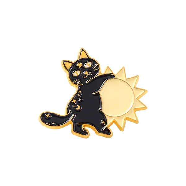 Foto del pin Gato Sol Feliz