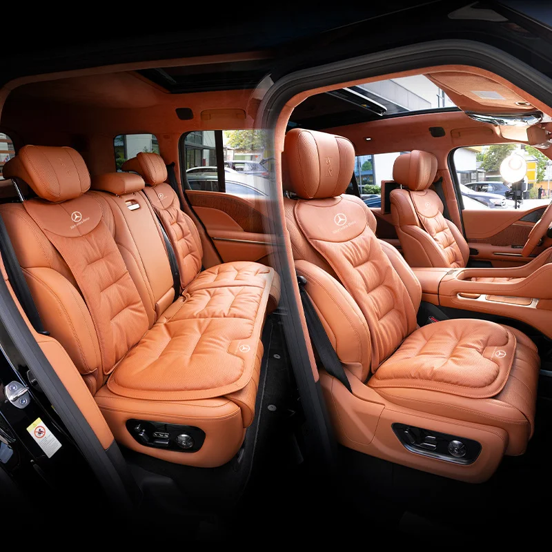 High-end nappa leather punching breathable car seat cushion