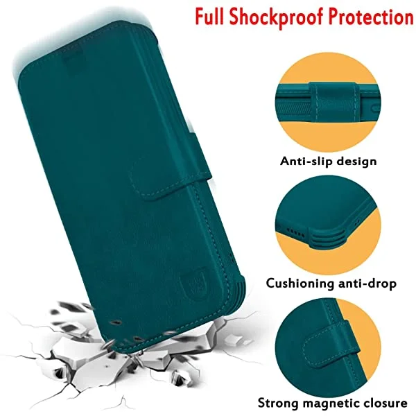 VANAVAGY iPhone SE 2022/iPhone SE 2020 Wallet /iPhone 8/iPhone 7 Wallet Case 4.7 inch