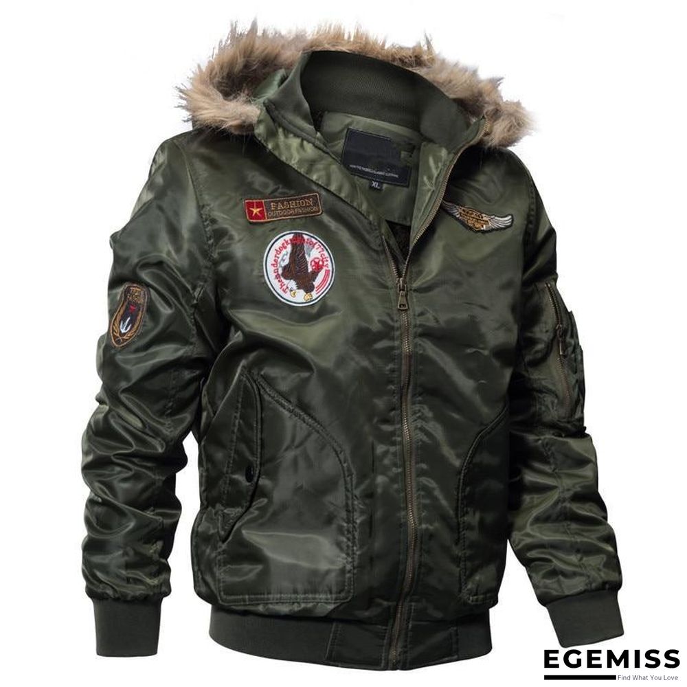 Men's Bomber Pilot Jacket Winter Parkas Army Military Motorcycle Jacket Cargo Outerwear Air Force Army Tactical Coats | EGEMISS