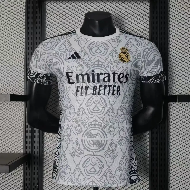 24/25 Player Real Madrid Special Edition White Soccer Jersey
