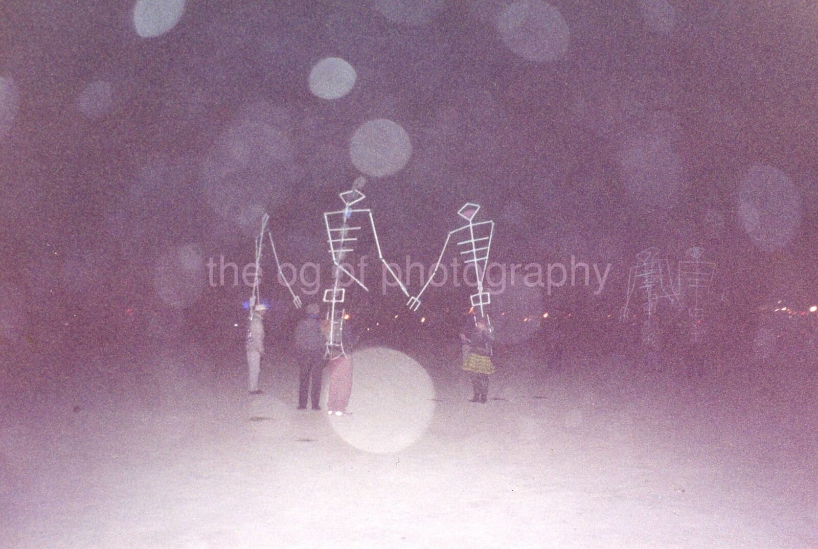 Curious Interval At Burning Man FOUND Photo Poster painting ColorOriginal 97 17