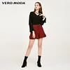 Vero Moda Brand NEW special design neckline elastic comfortable fabric long flare sleeve top T-shirt women |318102509