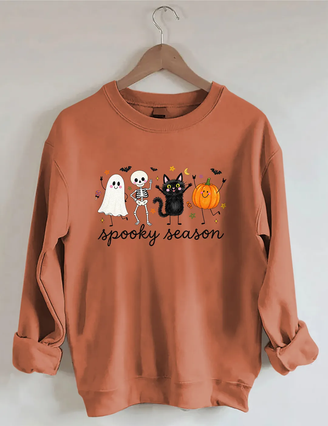 Funny Spooky Season Halloween Ghosts Sweatshirt