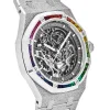 Audemars Piguet Royal Oak Open-Worked Rainbow Diamond Set Frosted 18kt White Gold 15468BC.YG.1259BC.01