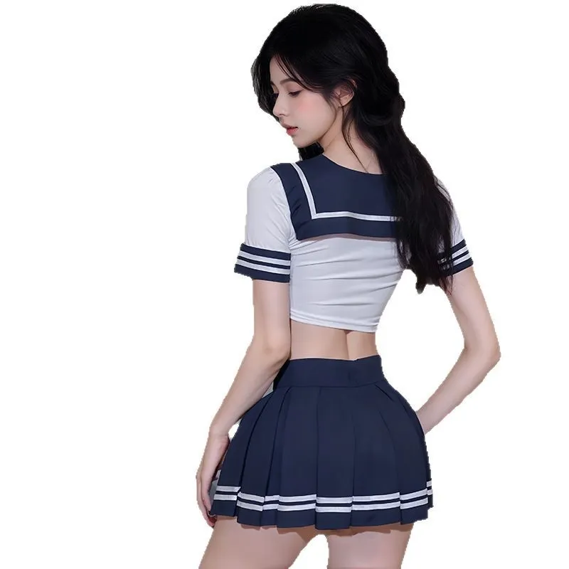 Churchf Bed Maid Uniform Seduced Emotional Fun Super Short Skirt Sailor Jk Student Dress Lingerie Suit Hot Teasing