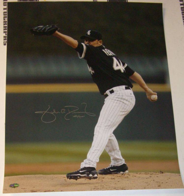 Jake Peavy Signed White Sox Baseball 16x20 Photo Poster painting PSA/DNA COA Picture Autograph 2