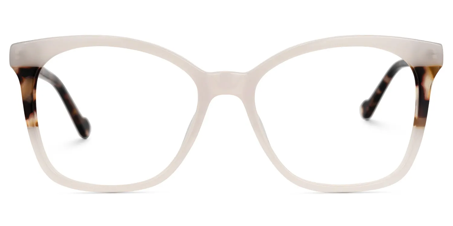 Kiki Braun-Tortoise Rechteckig Brille Braun-Tortoise