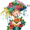 Diamond Painting-DIY Crystal Rhinestone Girl