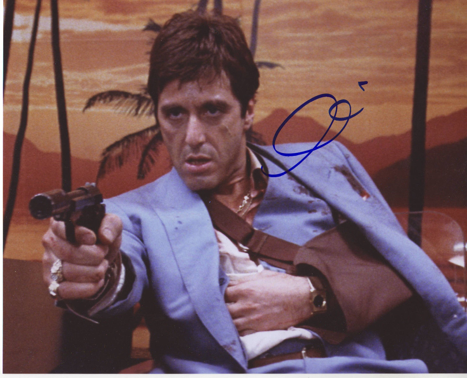 AL PACINO - SCARFACE AUTOGRAPH SIGNED PP Photo Poster painting POSTER