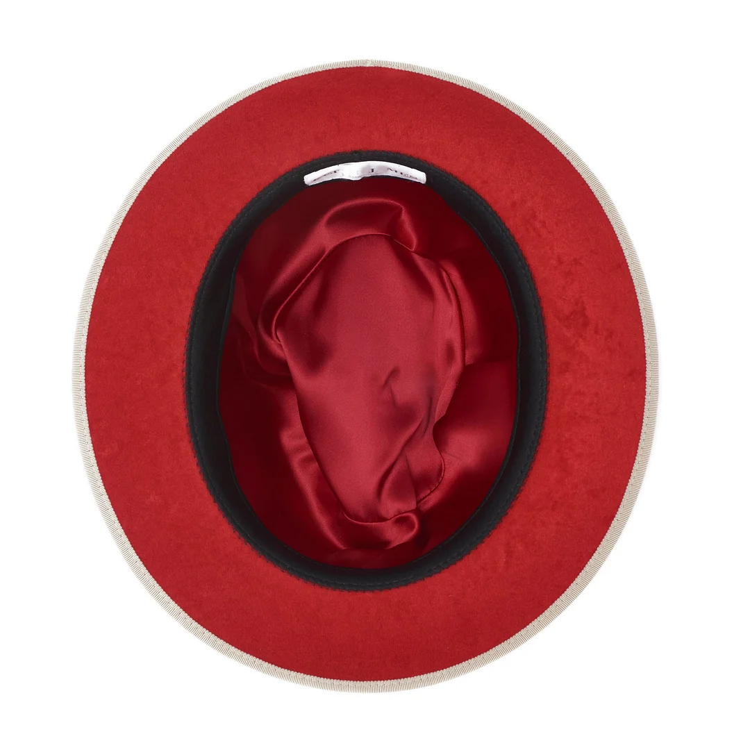 Classic Center-creased Fedora-King (Mixed Beige)