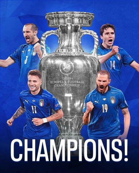 ITALY - Team 2020 Euro Champions Soccer Glossy 8 x 10 Photo Poster painting Man Cave Italy