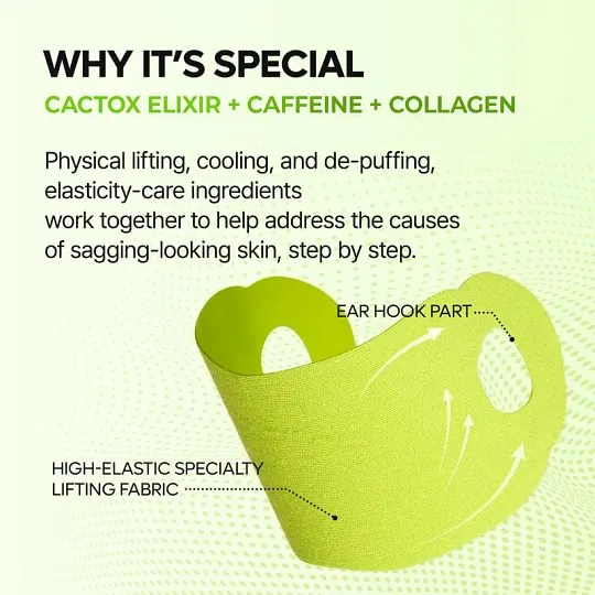 Cactus cooling technology for the face