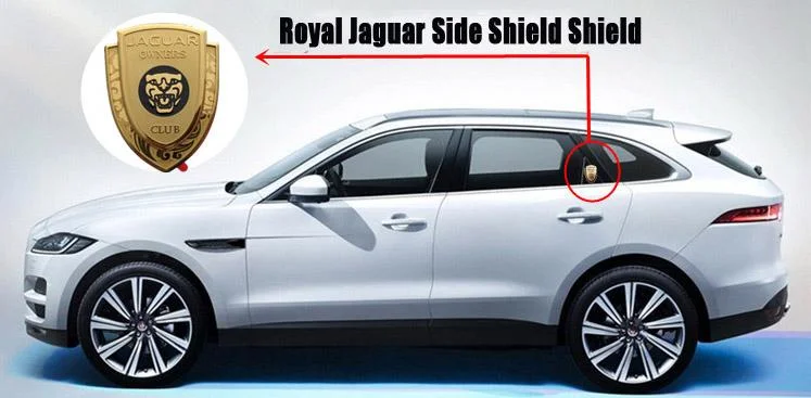 Shield Metal Car Sticker