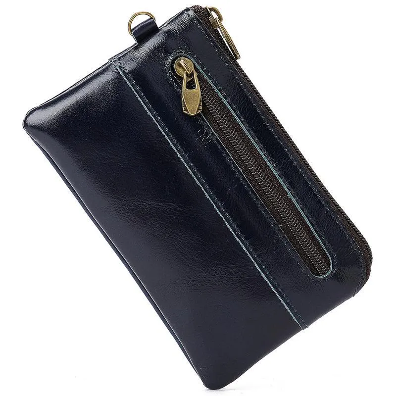 Vintage Leather Wallets Business Clutch Bags Card Holder