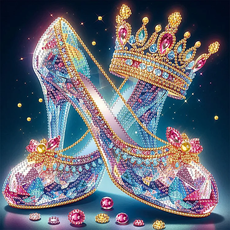 Crystal High Heels - Partial Drill - Special Diamond Painting(30*30cm)