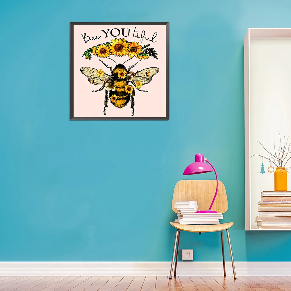 Full Round Diamond Painting 30*30cm - Bee