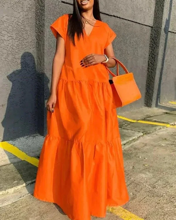 long loose-fitting skirt