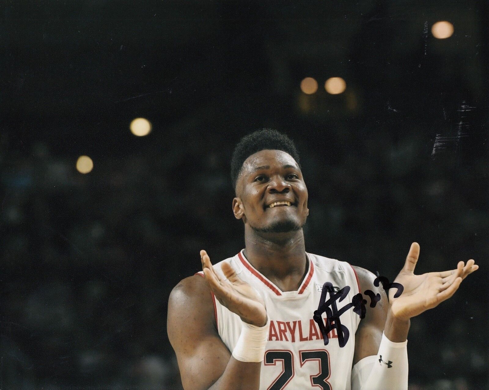 BRUNO FERNANDO signed (MARLYLAND TERRAPINS) Basketball DRAFT 8X10 Photo Poster painting W/COA #2