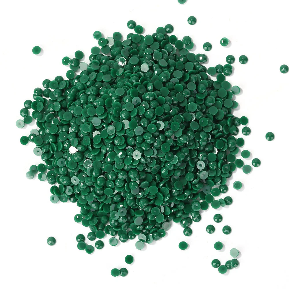 1 Bag Round Drill Diamond Rhinestone Resin Crystal Beads for Missing Beads