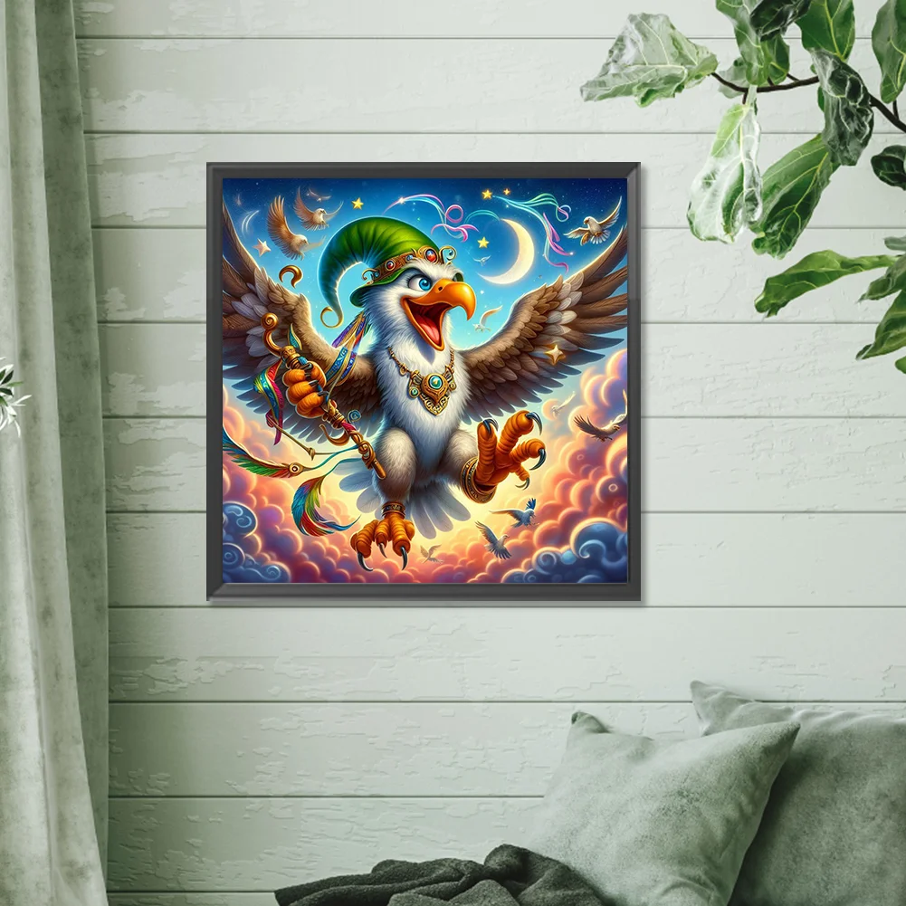 Diamond Painting - Full Round Drill - Eagle(Canvas|30*30cm)