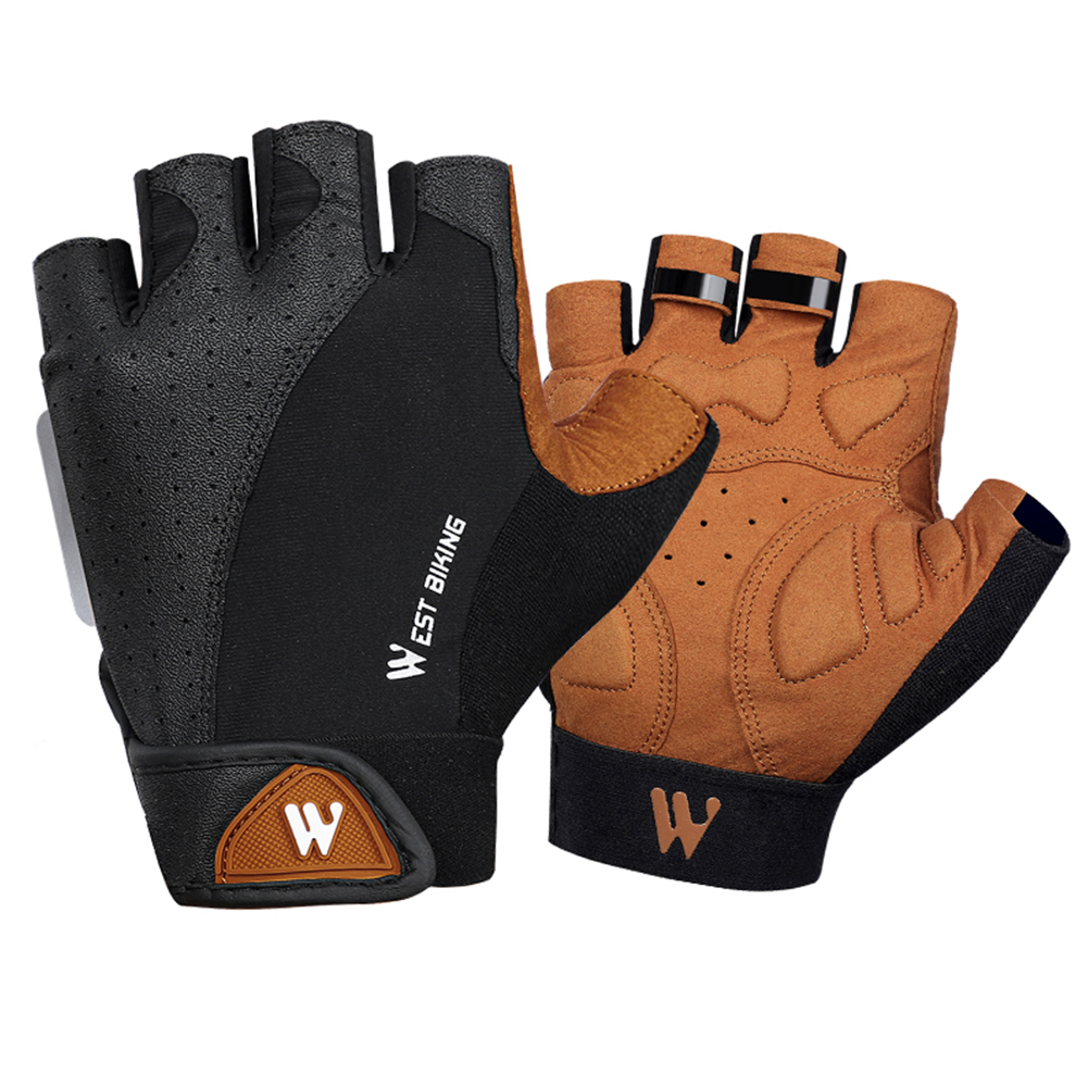 

WEST BIKING Cycling Gloves Half Finger Breathable Anti Slip Gloves, 501 Original