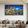 (70*50cm)House Scenery - Full Square Drill Diamond Painting