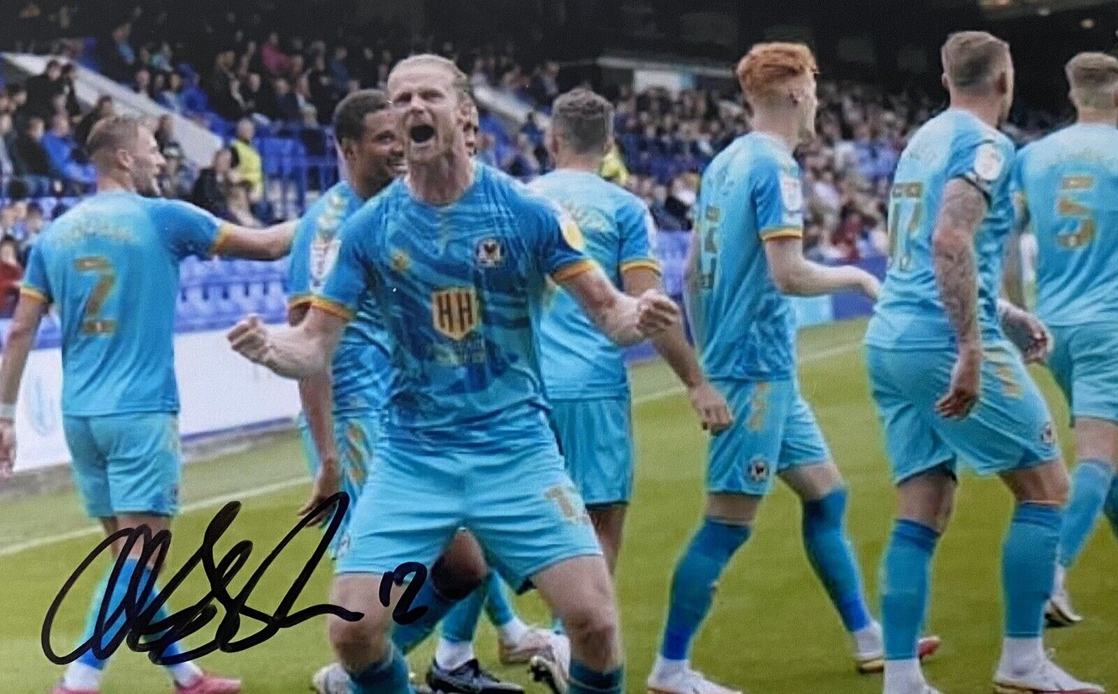 Alex Fisher Genuine Hand Signed Newport County 6X4 Photo Poster painting 2