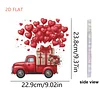Valentine Day 2D Flat DIY Diamond Art Pendant Diamond Painting Set (Love Car)