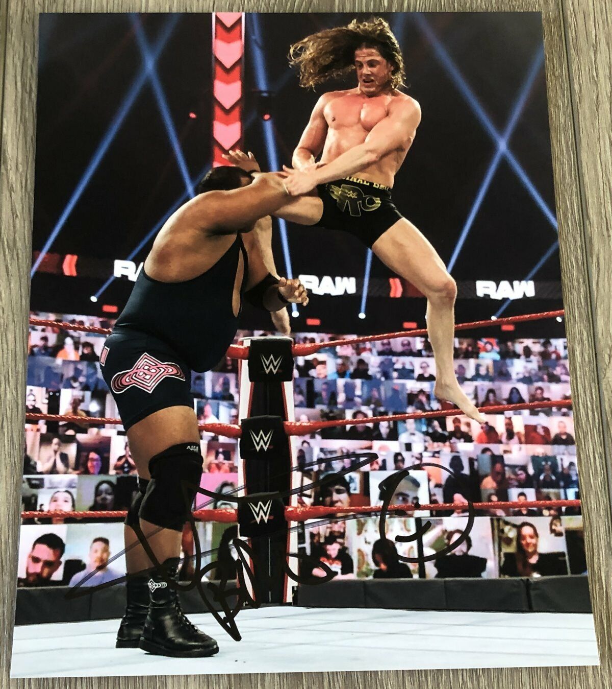 MATT RIDDLE RK BRO SIGNED AUTOGRAPH WWE RAW SMACKDOWN NXT 8x10 Photo Poster painting A w/PROOF