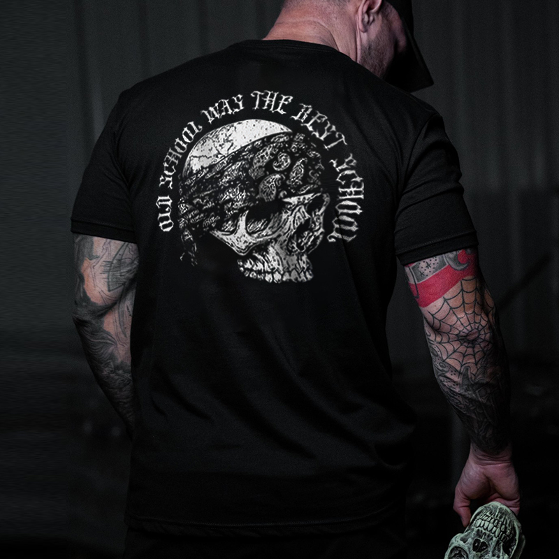 Old School Was The Best School Printed Men's T-shirt - Livereid
