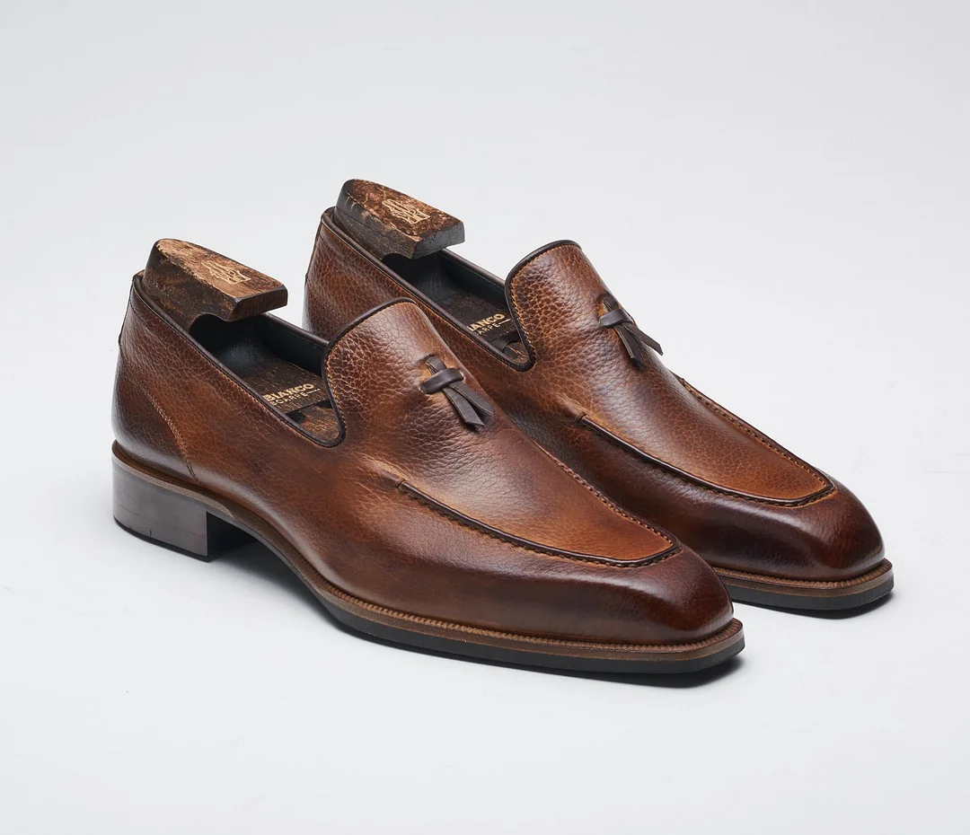 The Cordusio Tabacco Men's Tassel Loafers