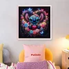 Stitch Heart Flower-11CT Stamped Cross Stitch 45*45cm tapestrymarket