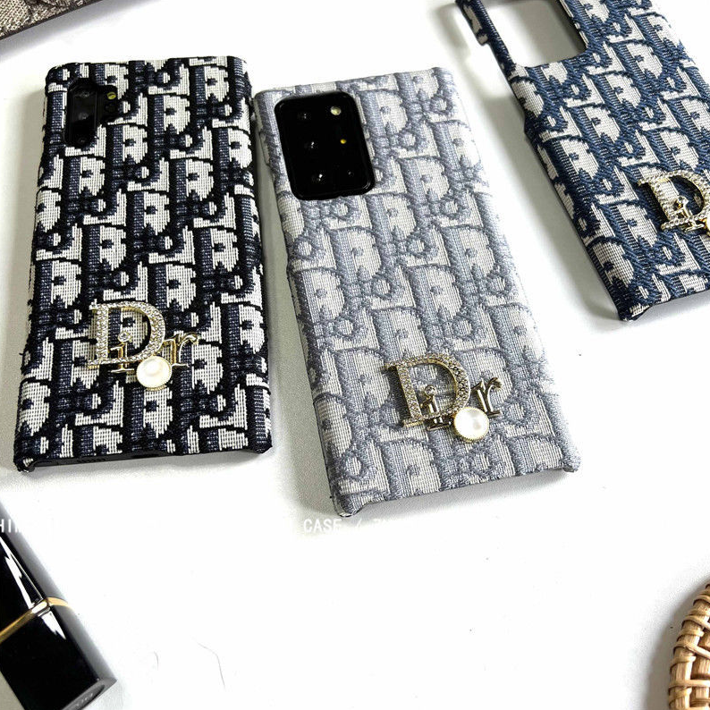 Pearl Letter Embroidered Case for Samsung