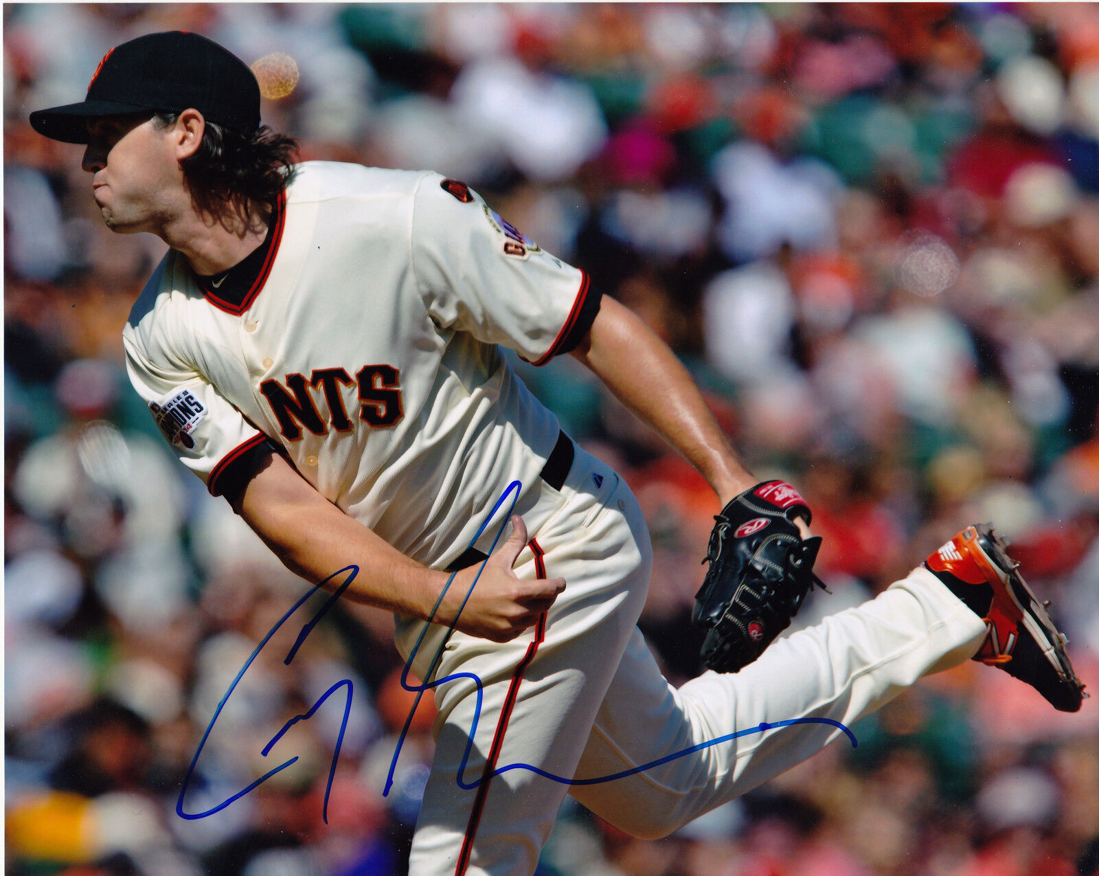 CORY GEARRIN SAN FRANCISCO GIANTS ACTION SIGNED 8x10