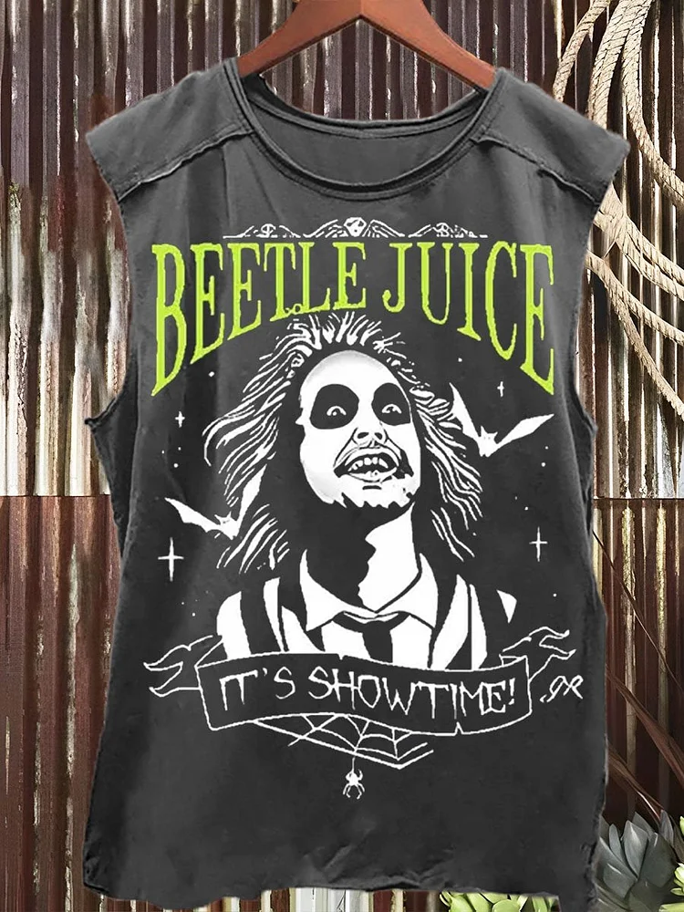 Horror Show Time Print Classic Tank Top