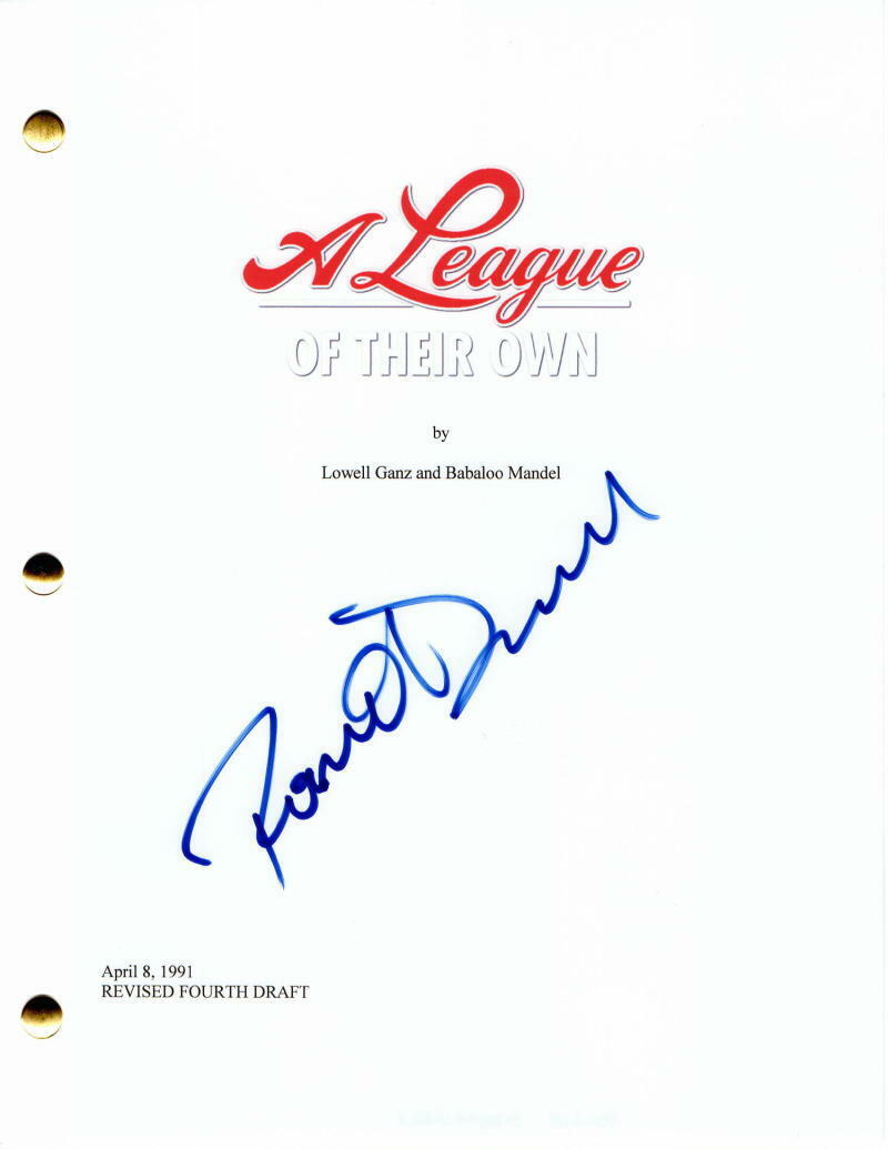 ROSIE O'DONNELL SIGNED AUTOGRAPH - A LEAGUE OF THEIR OWN - FULL MOVIE SCRIPT