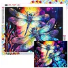 Dragonfly-Full Square Diamond Painting 50*40CM