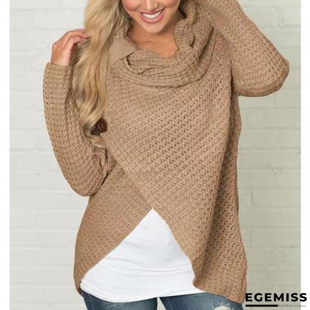 Casual Buttons Irregular Sweaters | EGEMISS