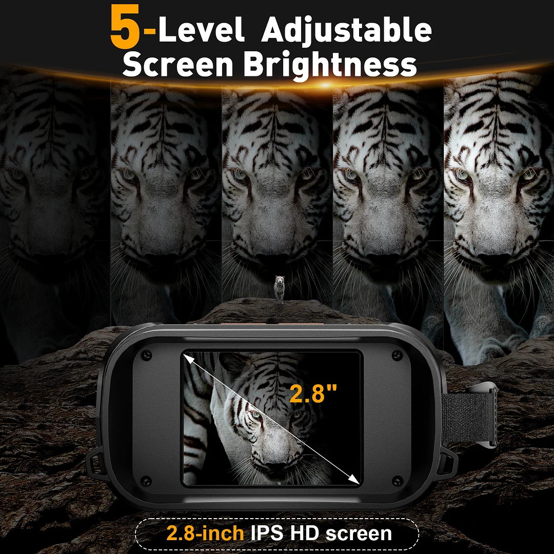 BEBANG Night Vision Binoculars, Infrared Night Vision Goggles with HD Video and Photo Modes, 32GB Card, 2624ft