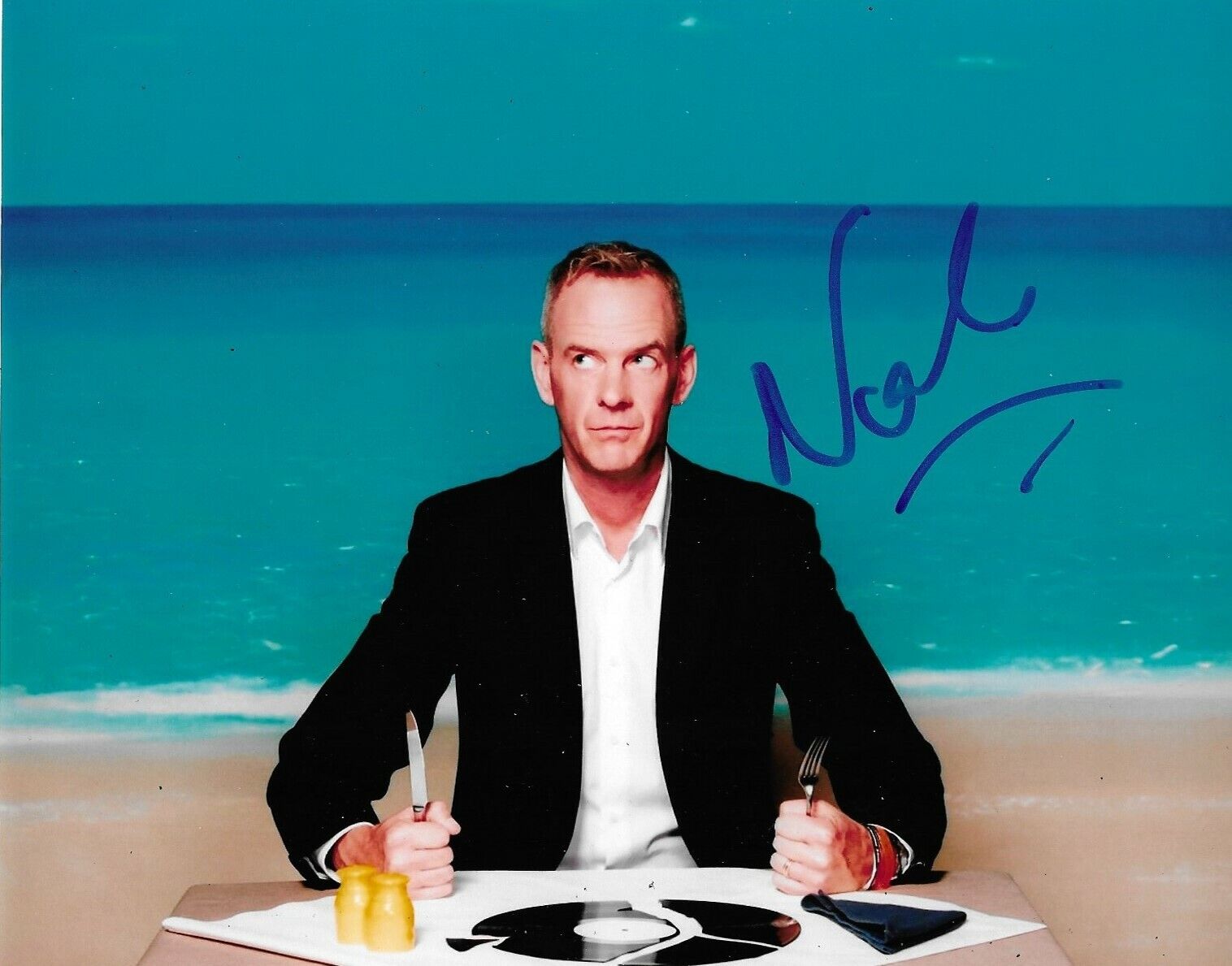 Norman Cook Signed Fatboy Slim 10x8 Photo Poster painting AFTAL